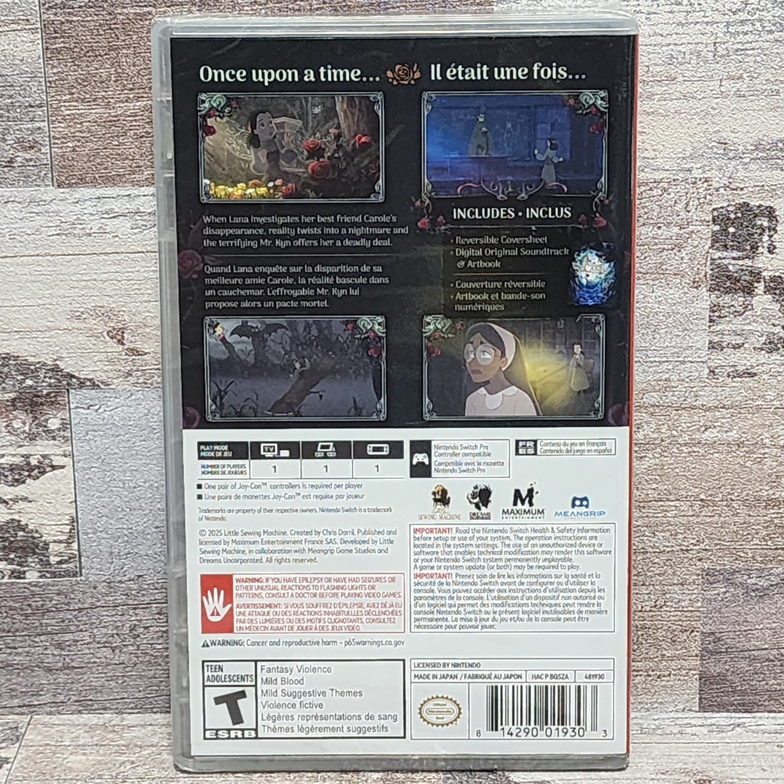 Bye Sweet Carole – Nintendo Switch Factory Sealed