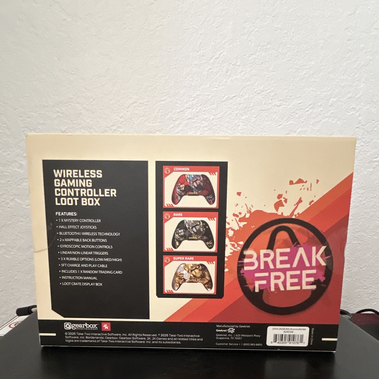 Gearbox Borderlands 4 Wireless Controller Loot Box for PC/Switch Hall Effect