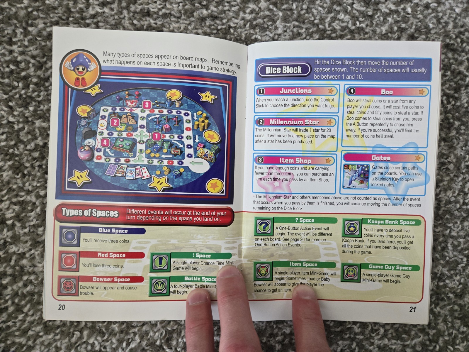 Mario Party 1, 2 & 3 Bundle Authentic N64 Cartridges + Manuals