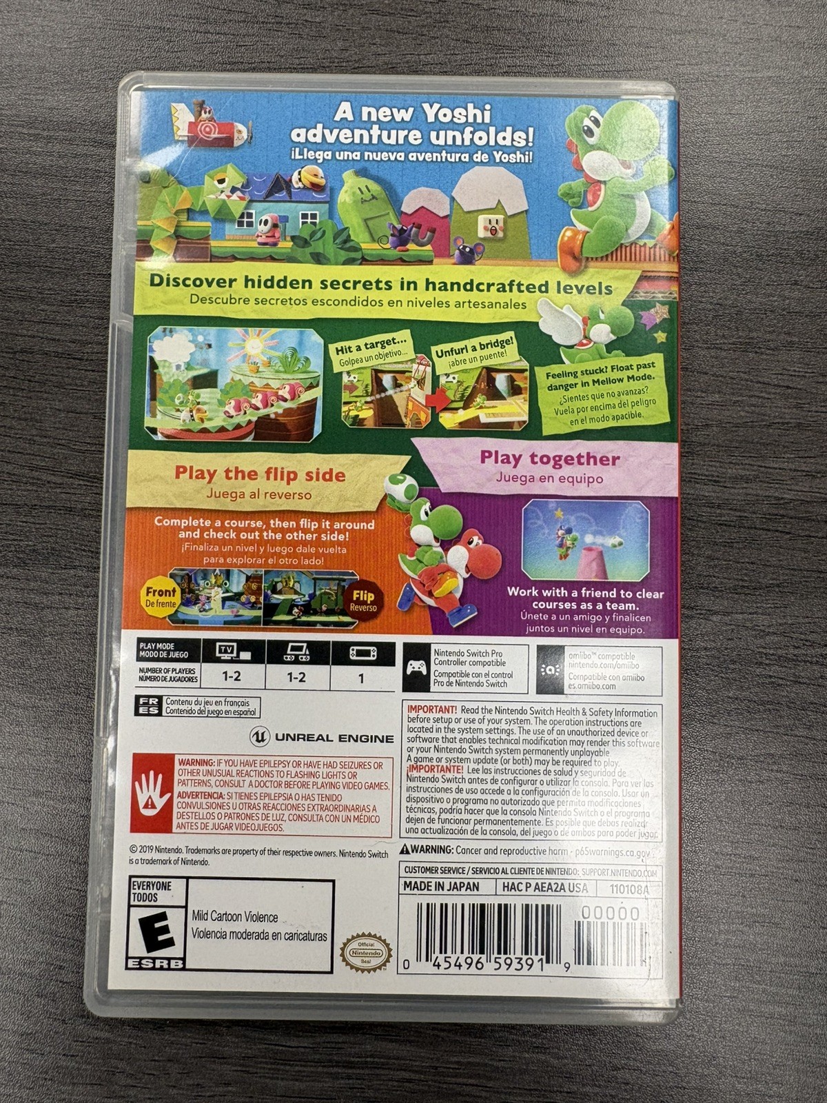 Yoshi’s Crafted World [Physical] – Nintendo Switch 🎁Kids Gift