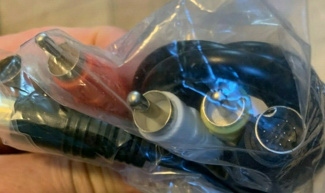 Sega Genesis A/V + 32X link patch cable for model 2 system NEW USA seller 8 PIN
