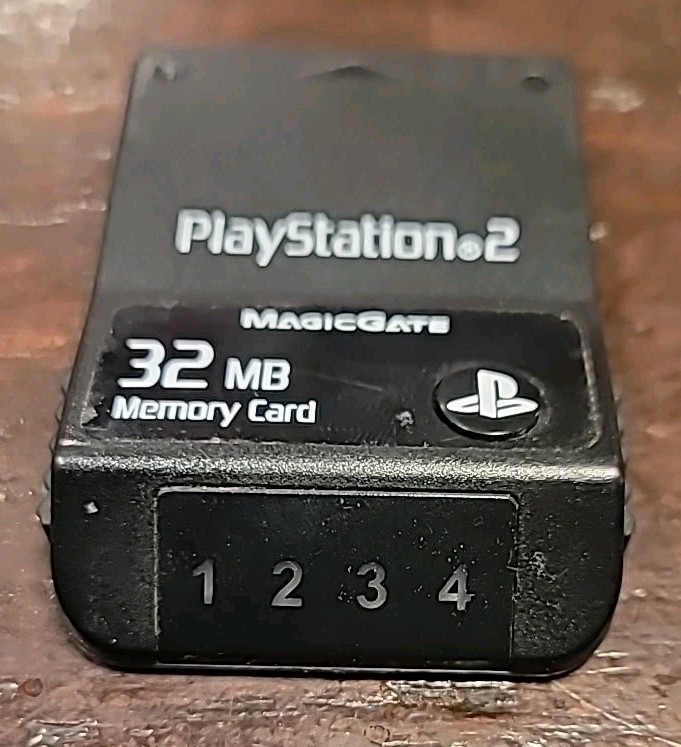Sony Playstation 2 MagicGate 32MB Katana Memory Card PS2 OEM RARE