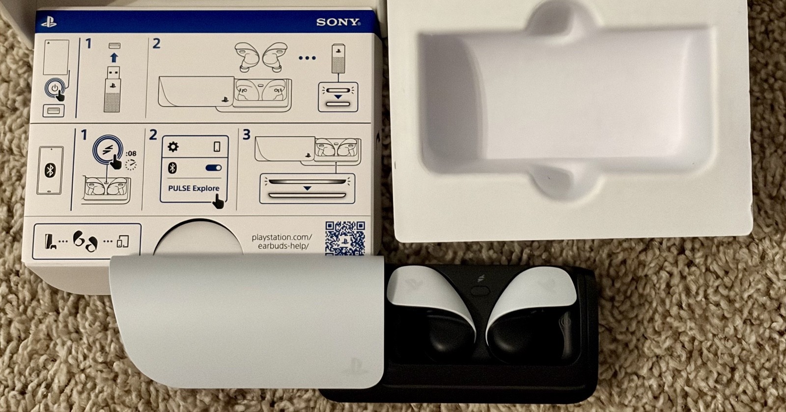 Sony PULSE Explore Wireless Gaming Earbuds – White (1000038064)