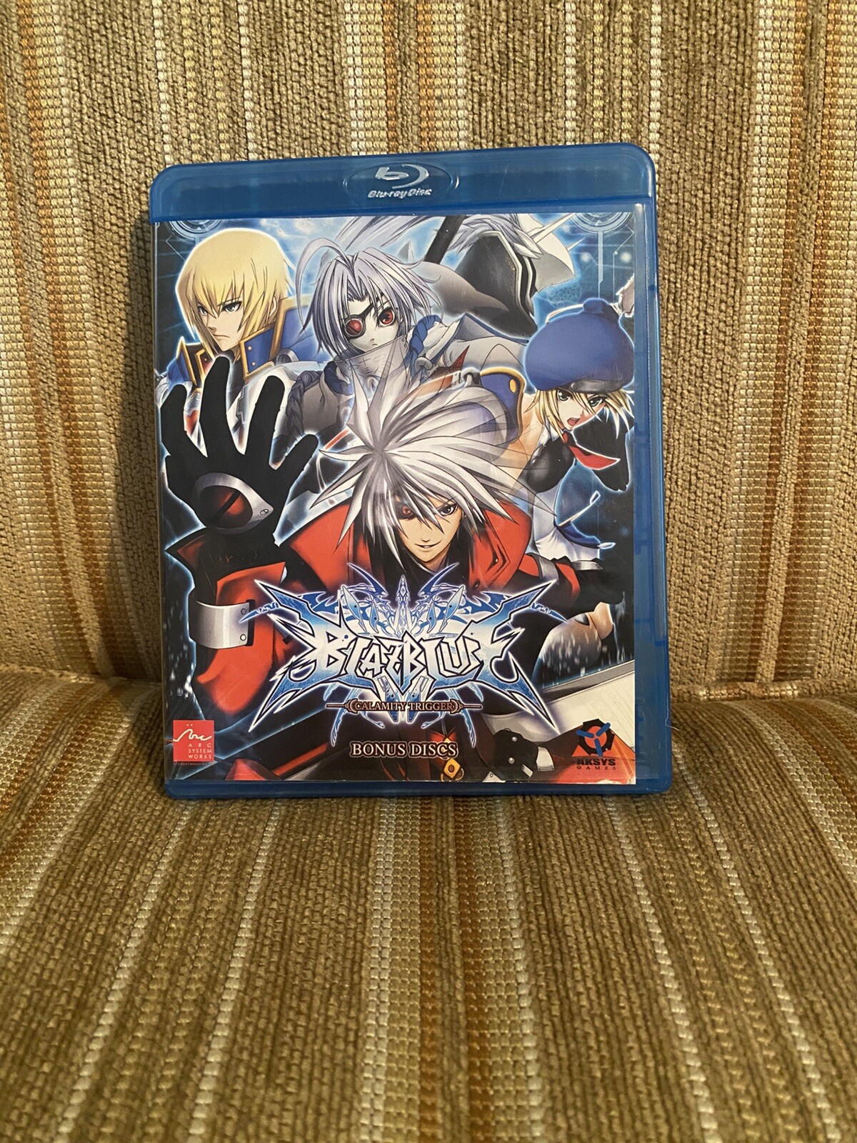 BlazBlue Calamity Trigger Bonus Discs Arc System Works Aksys 2 CD Blu Ray Sony