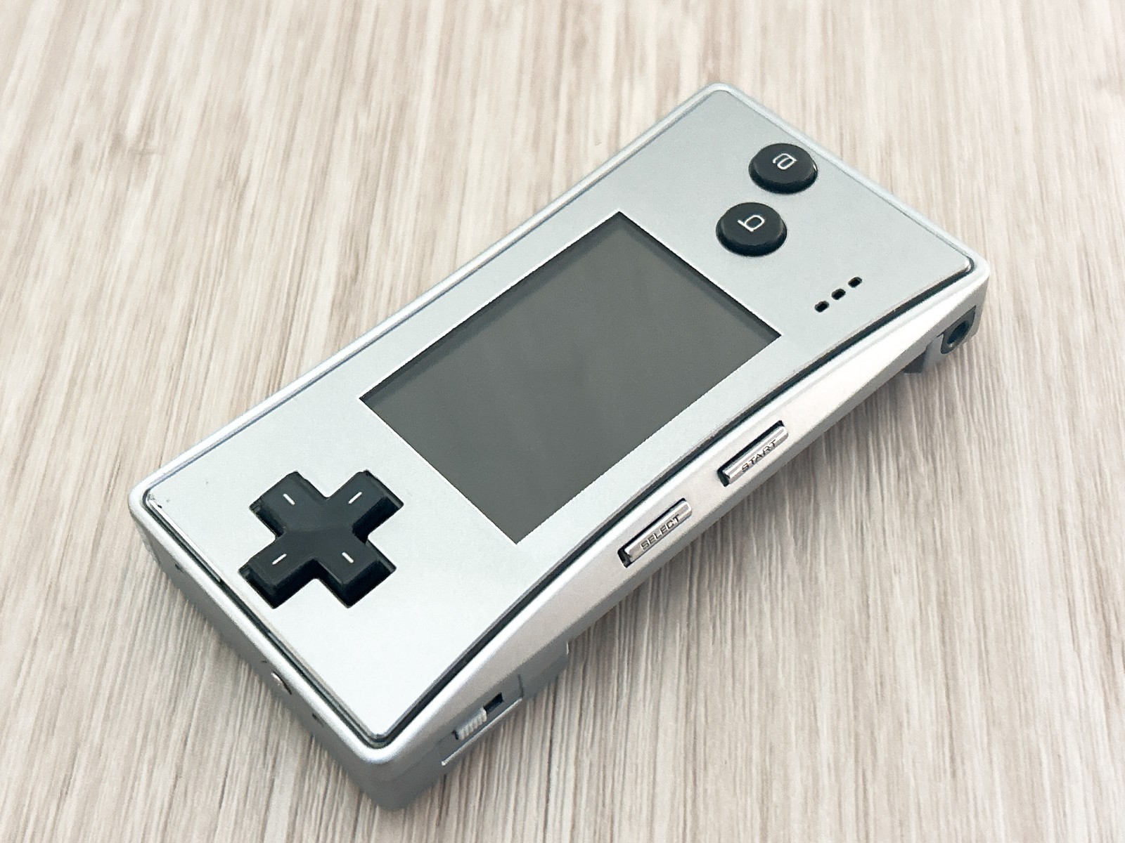 Nintendo GameBoy Micro Silver Console Tested w/ OEM AC Charger – Near Mint
