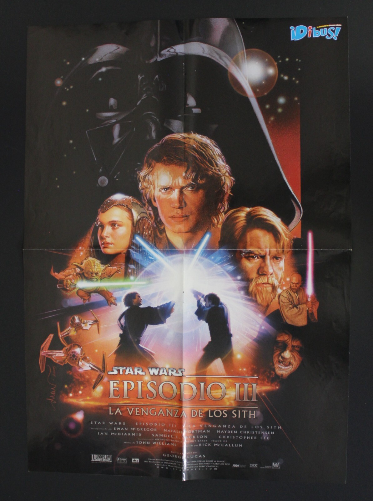2005 STAR WARS EPISODE 3 Movie + POKEMON Double-Sided Poster 22.8″ x 16.1″ Spain