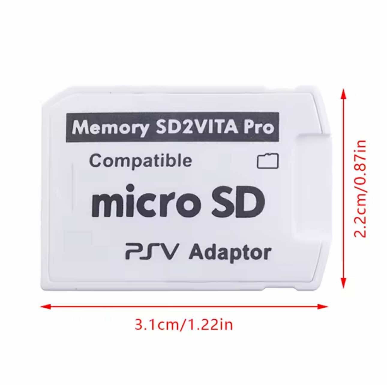 V5.0 SD2VITA Micro SD Vita Memory Card Pro Adapter PS PSV 1000/2000 – Fast Ship