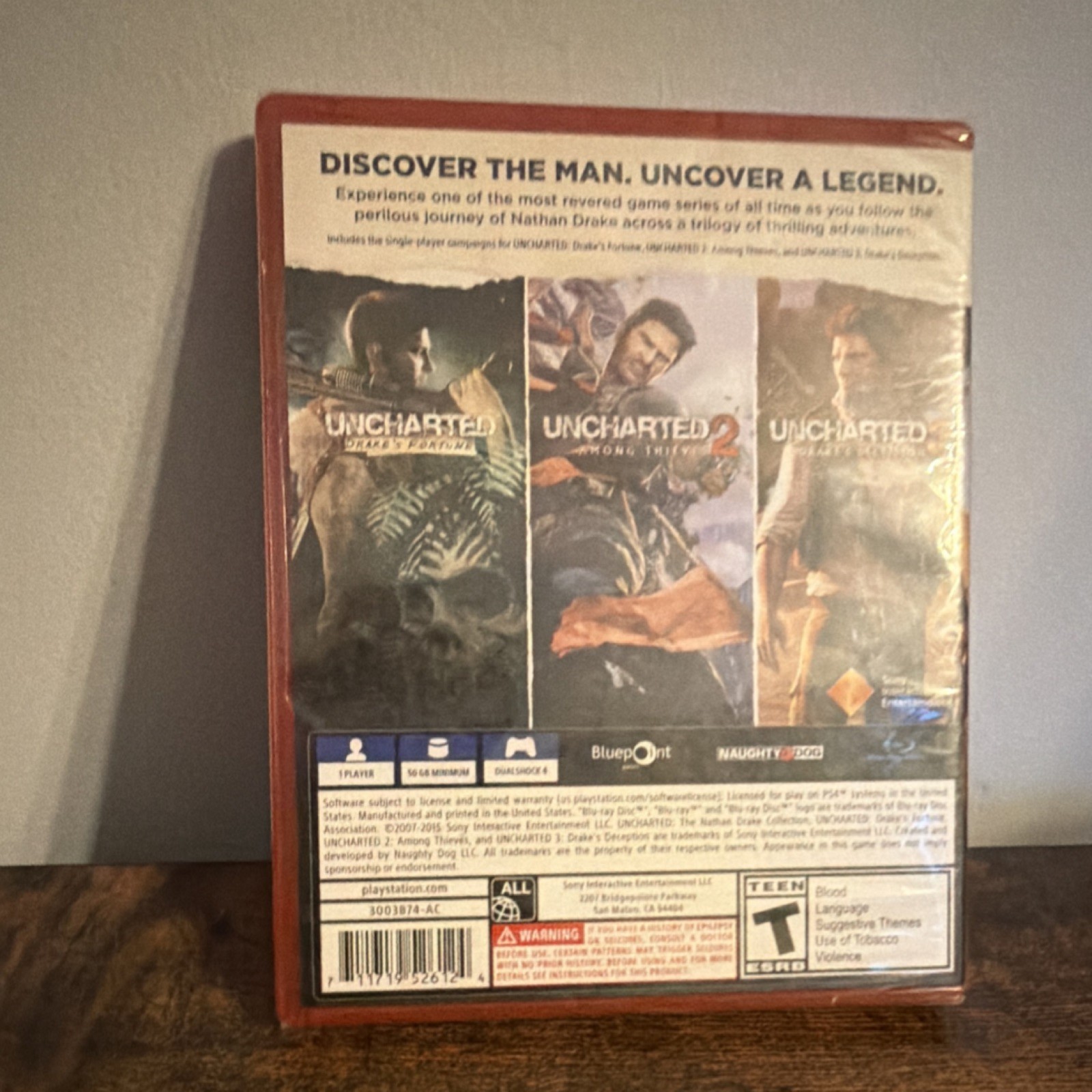 Uncharted: The Nathan Drake Collection PS4 Action Adventure by Naughty Dog
