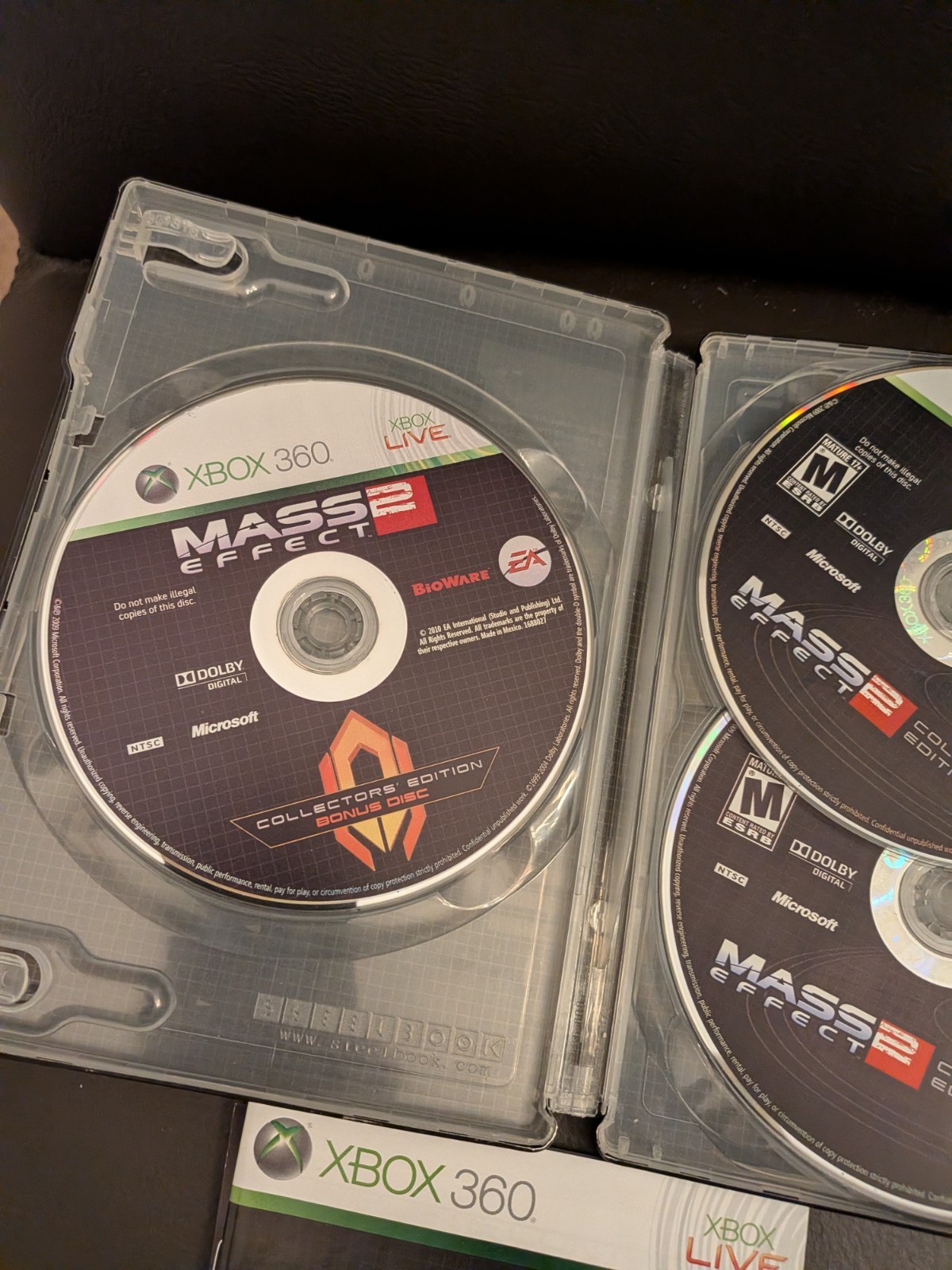 Mass Effect 2 Collector’s Edition Steelbook (Xbox 360, 2010)