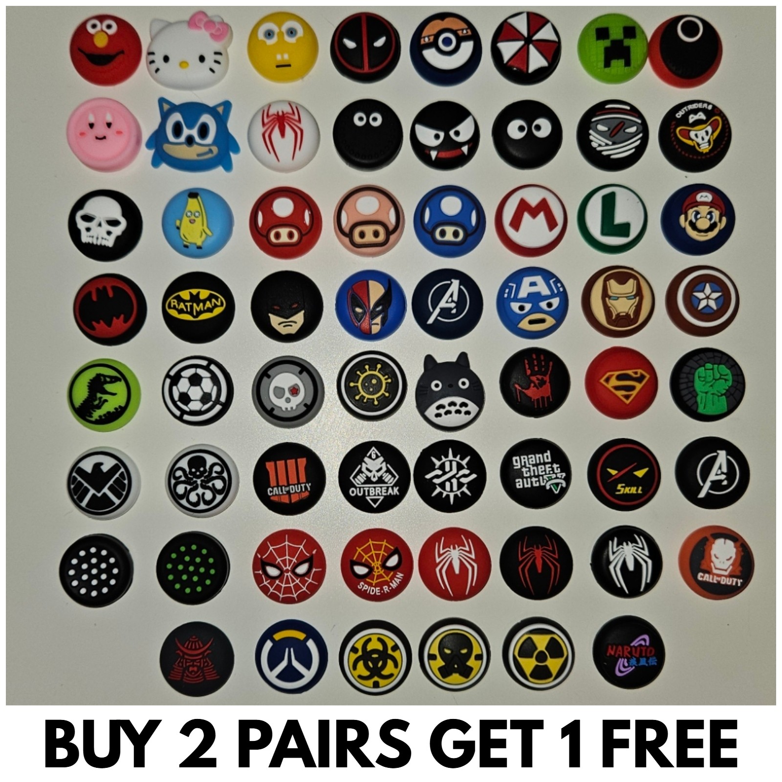 Controller Grips PS5 PS4 XBOX SERIES S X Xbox ONE PS3 Thumb Stick Cap Switch 2