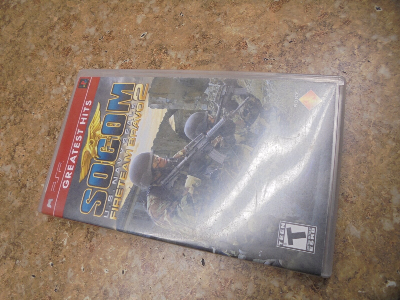 SOCOM: U.S. Navy SEALs Fireteam 2 PlayStation Portable, Sony PSP Game, Manual