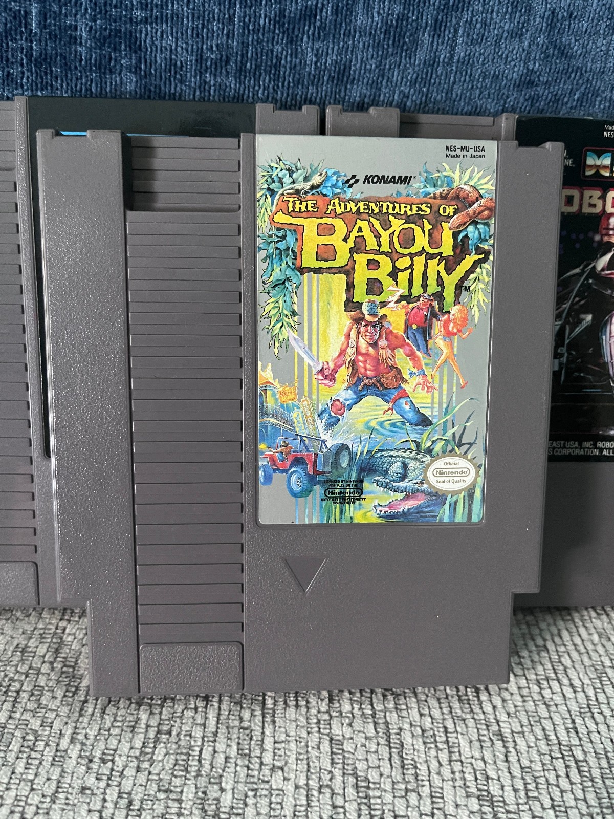 Nes Games Lot Kung Fu, Robocop, Adventures of Bayou Billy – Tested and Working!