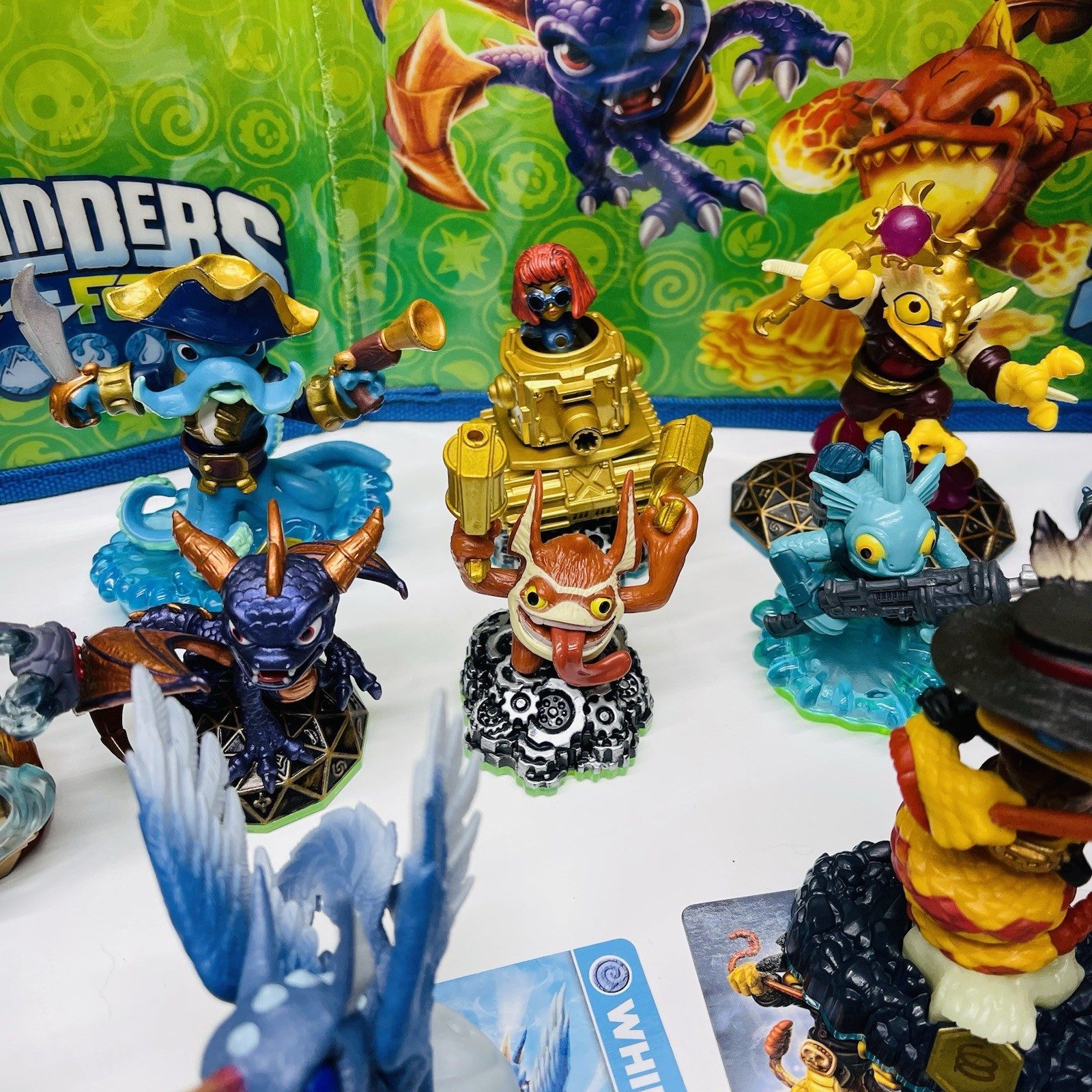 Skylanders Spyro Giants Swap Force LOT OF 40 Figures w/ Cards + Stickers + Case