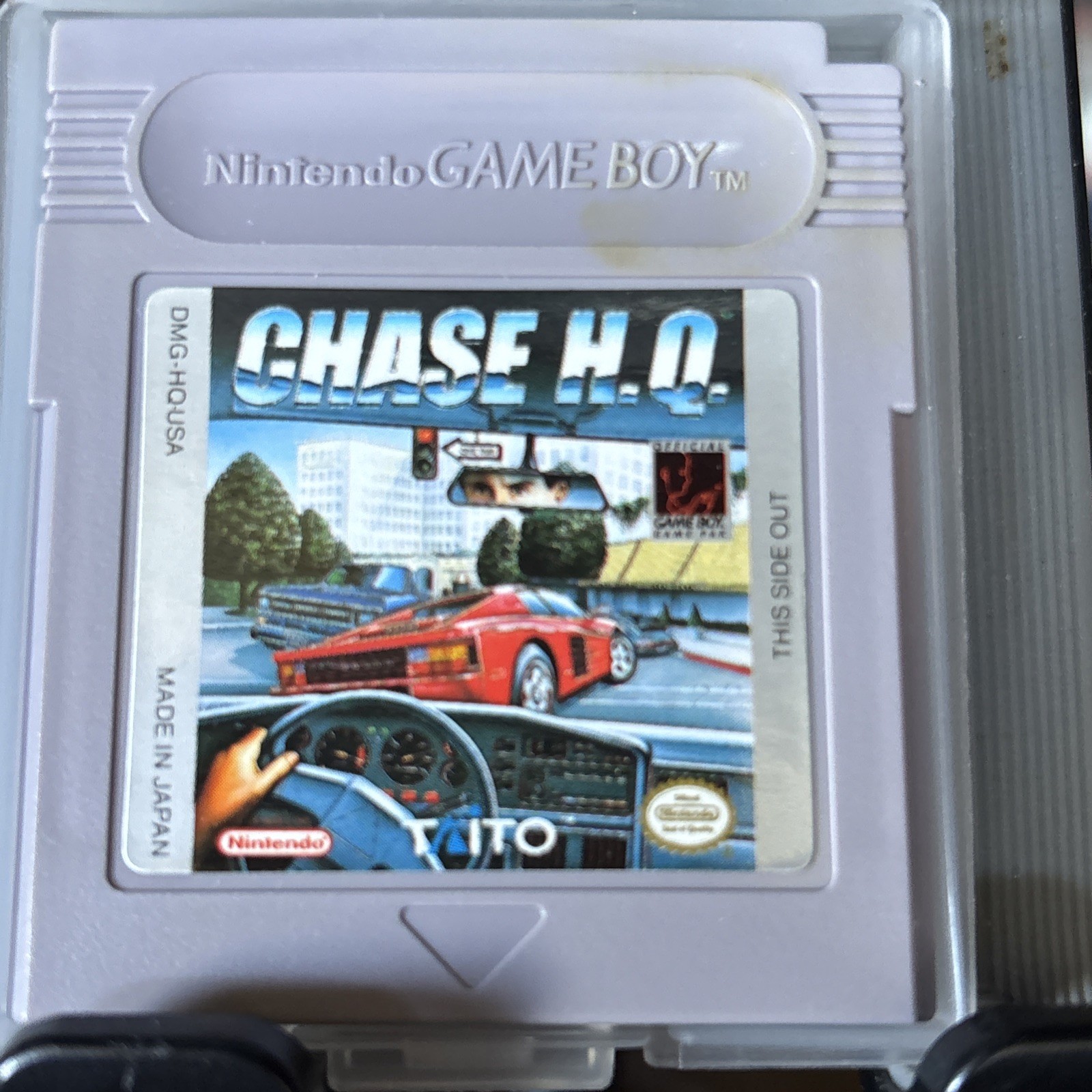 Super Chase HQ (Nintendo Game Boy, 1994) Authentic Tested Working case included