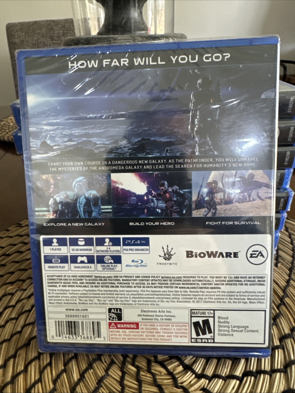 Mass Effect: Andromeda BioWare – PS4 – Playstation 4 “FACTORY SEALED”
