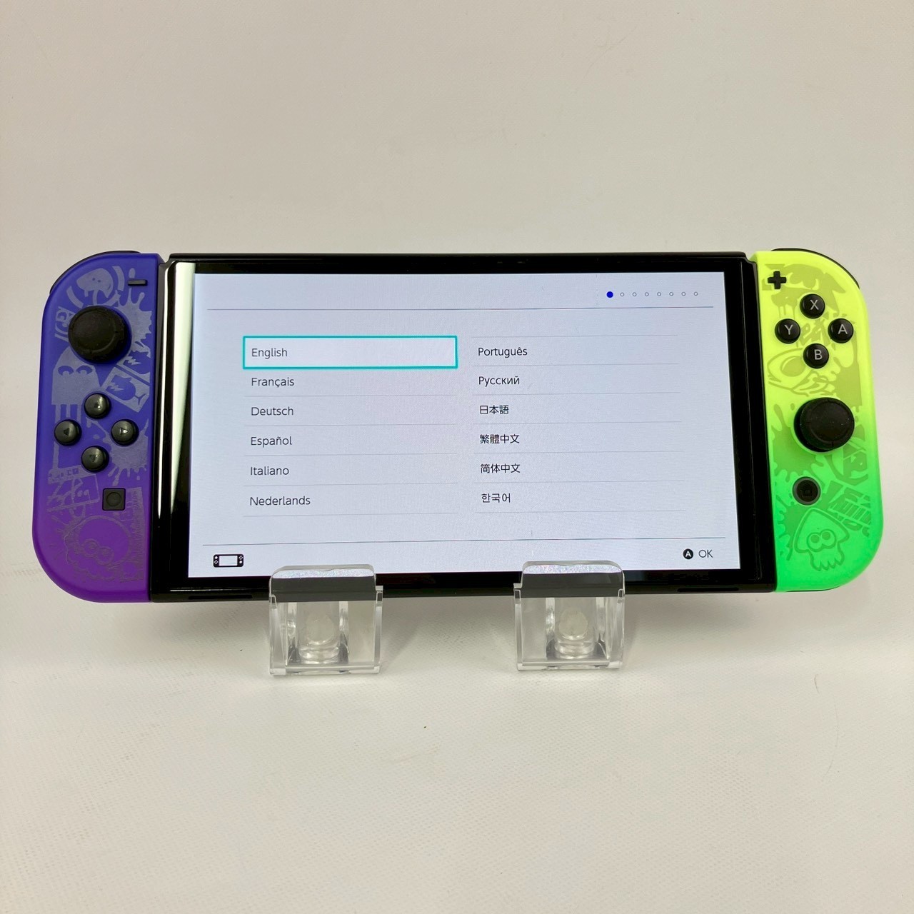 Nintendo Switch 64GB OLED Splatoon Edition Console ＆ Joy-Con set Region Free 02