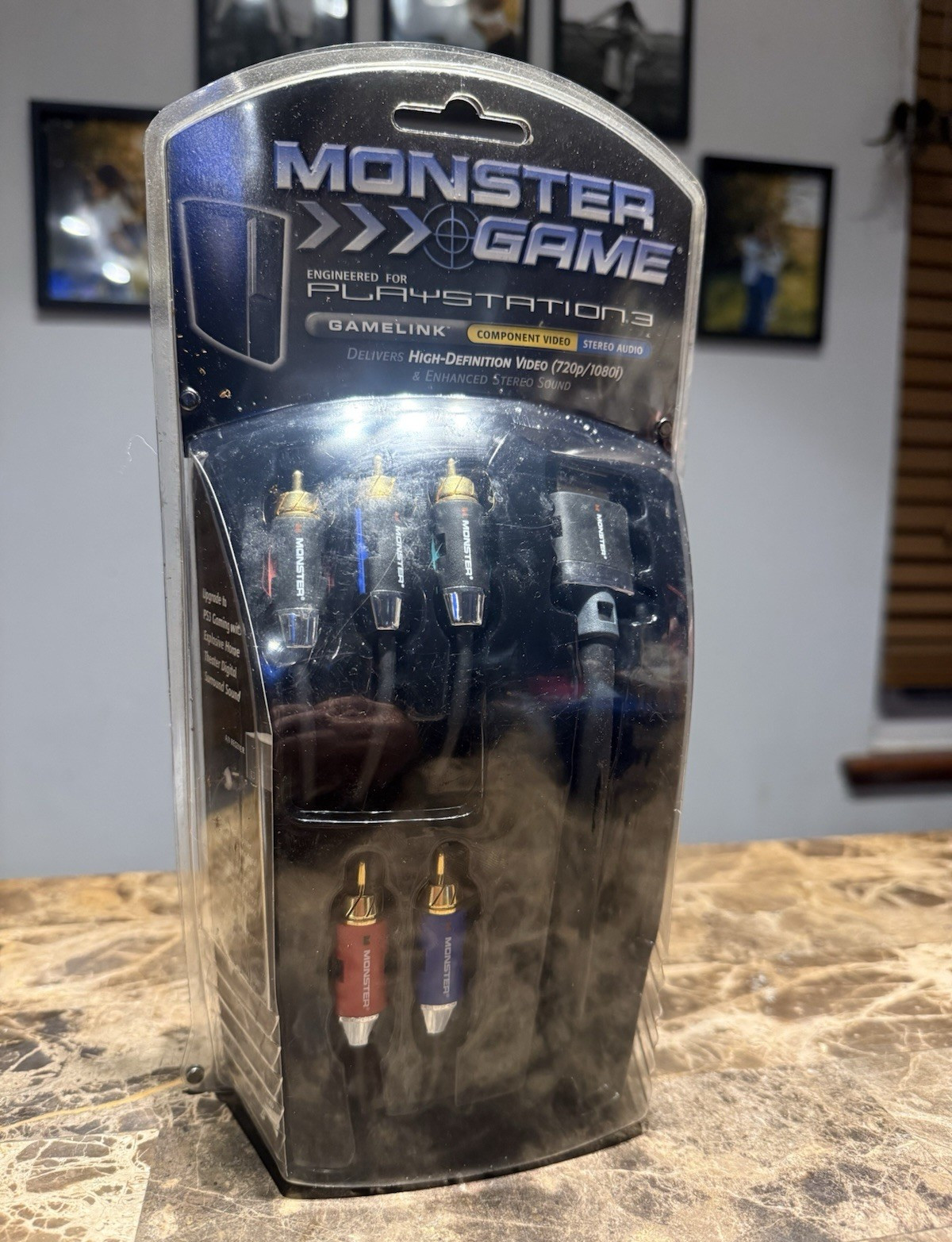 Monster GameLink 10ft Component AV Cable Gold-Plated for Sony PlayStation 3