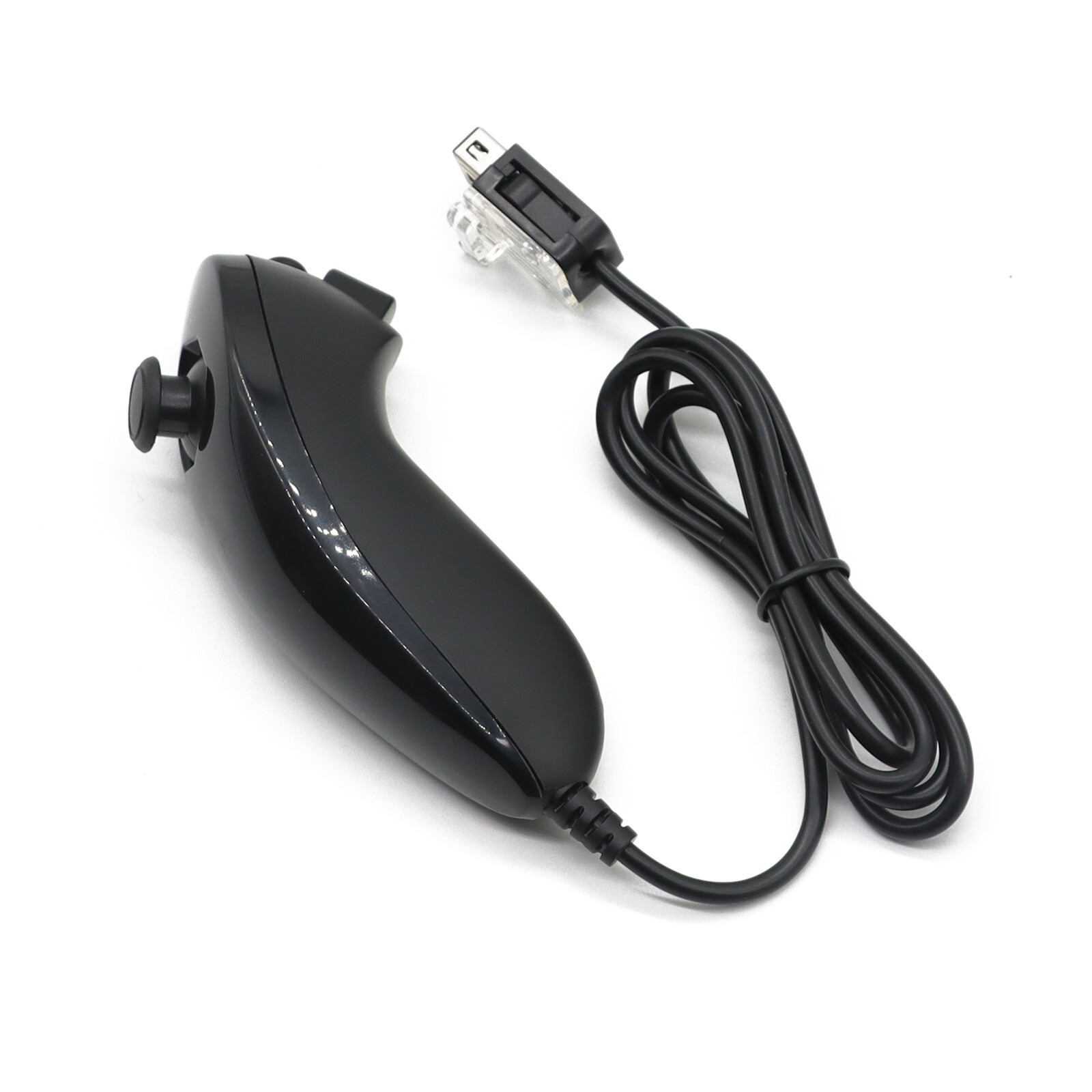 Wii Nunchuck Black For Nintendo Video Game Controller Remote For Wii & Wii U