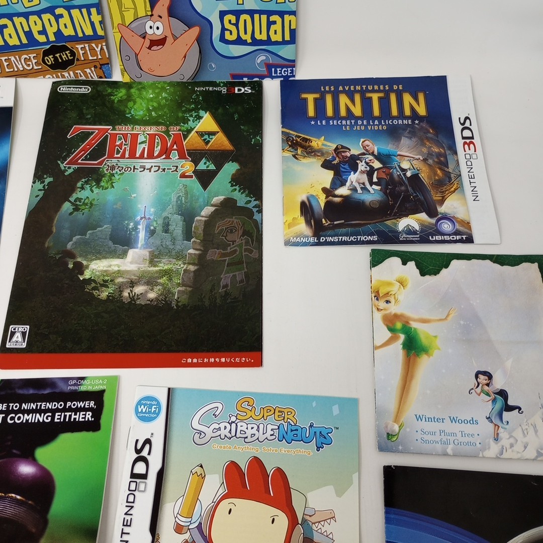 Lot Of 82 Nintendo INSERTS (Some Manuals & Posters) SEE PICS!!
