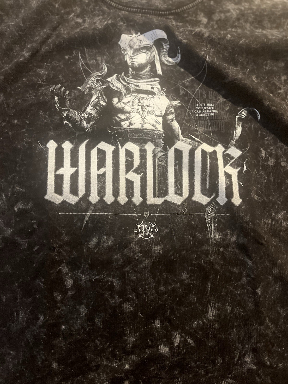NEW Diablo IV Lord of Hatred Warlock Limited Edition T-Shirt Medium Blizzard LE