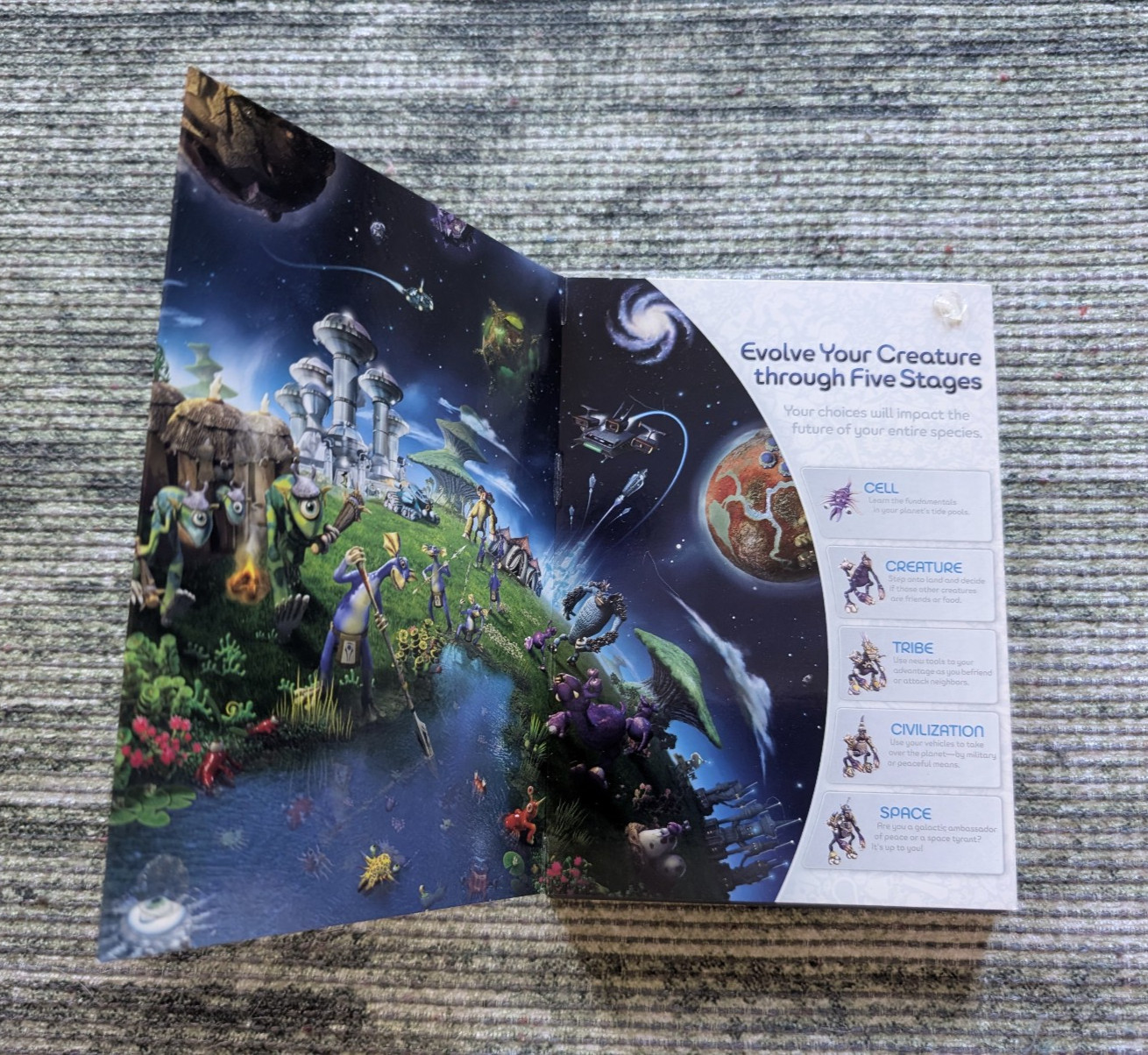 Spore PC DVD Game for Windows & Mac 2008 Complete Edition