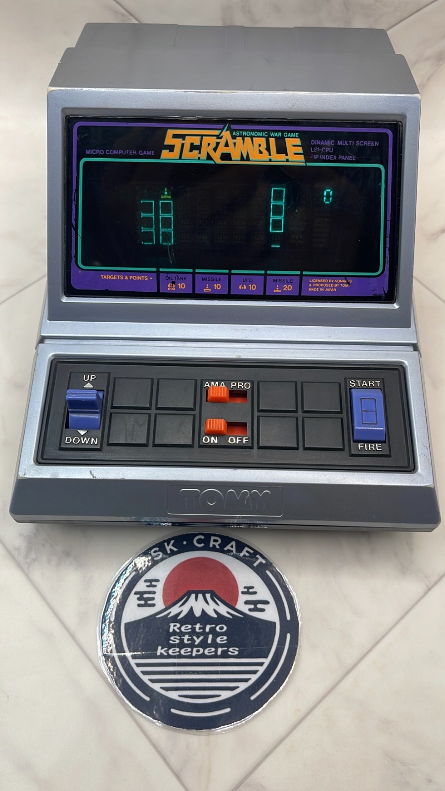 Tomy LSI Game Scramble RARE Vintage Tested Working