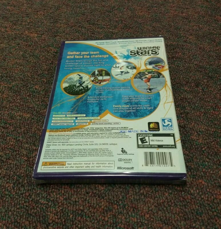 Winter Stars (Microsoft Xbox 360, 2011) Brand New