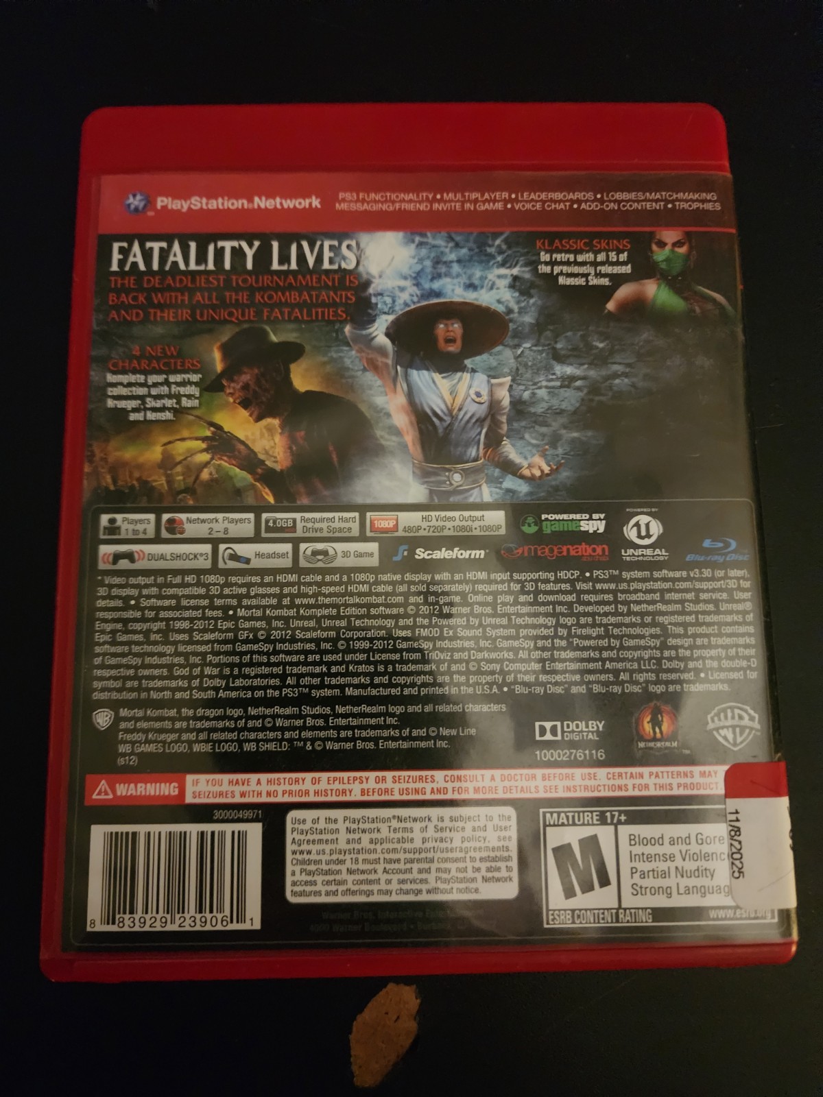 Mortal Kombat — Komplete Edition (Sony PlayStation 3, 2012)
