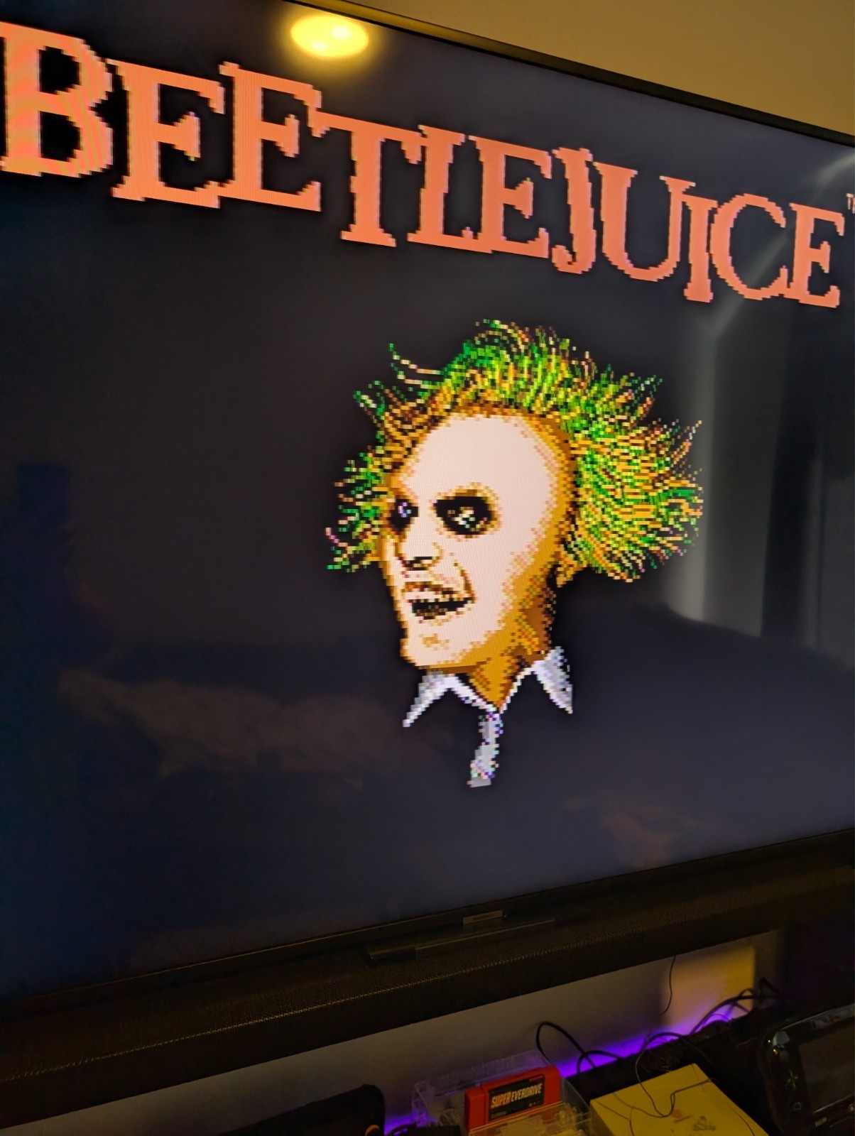Beetlejuice NES Cartridge – Tested Working – Loose