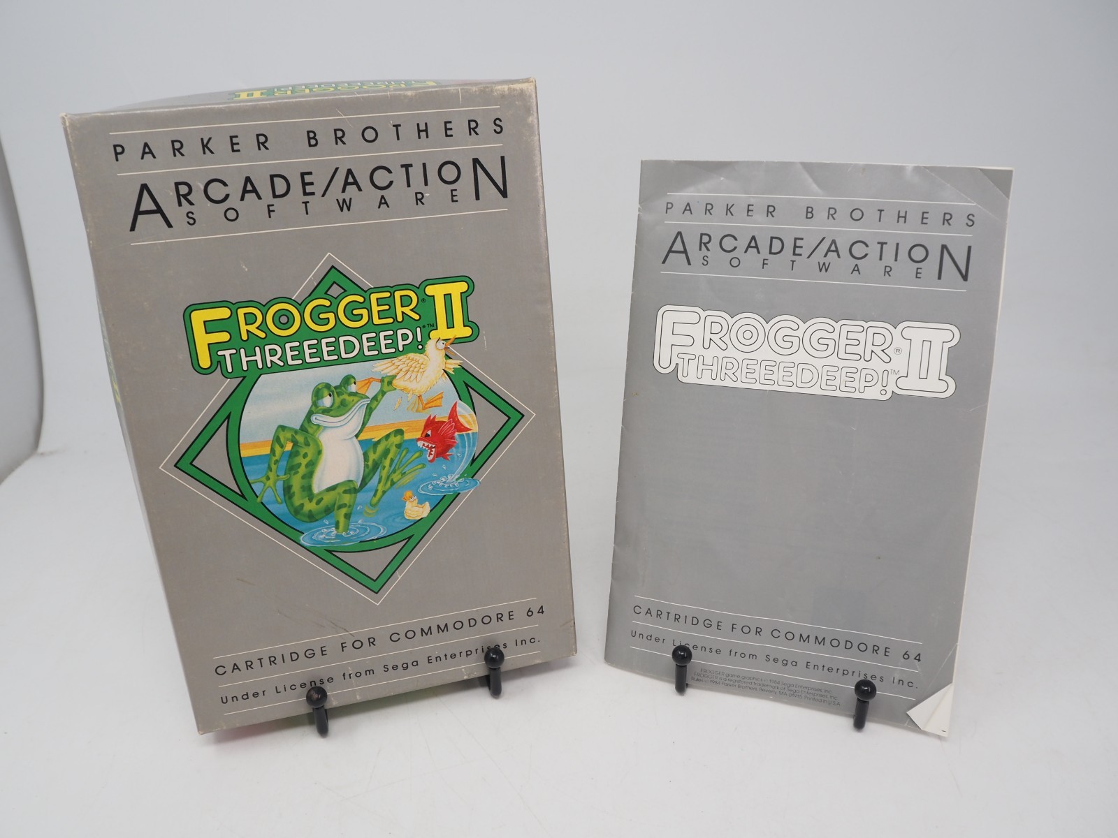 Frogger II: Threeedeep CIB (Commodore 64, 1983) (260142)