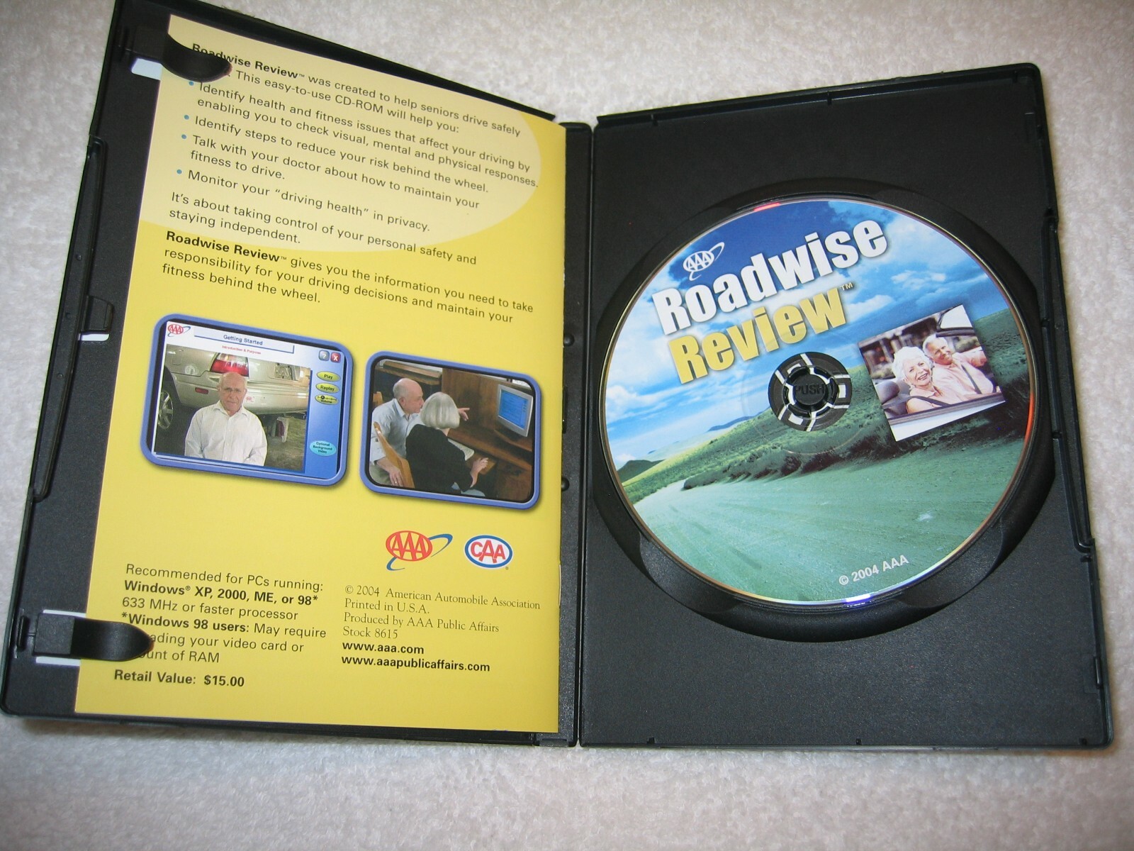 2004 Roadwise Review A Tool to Help Seniors Drive Safely Longer PC CD