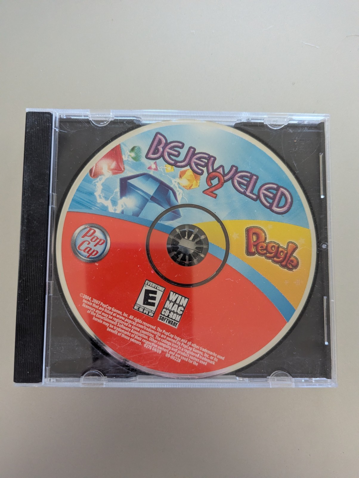 Bejeweled 2 (Windows/Mac, 2007) Disc Only