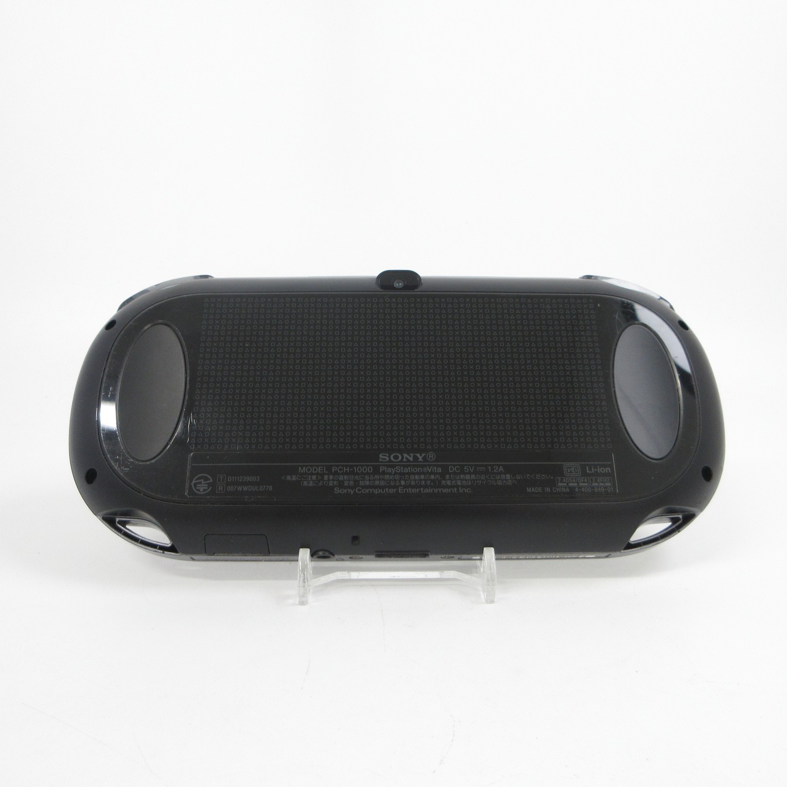 【Excellent】Sony PS Vita PCH-1000 Crystal Black Wi-Fi Model Console #DEN08/0624/0
