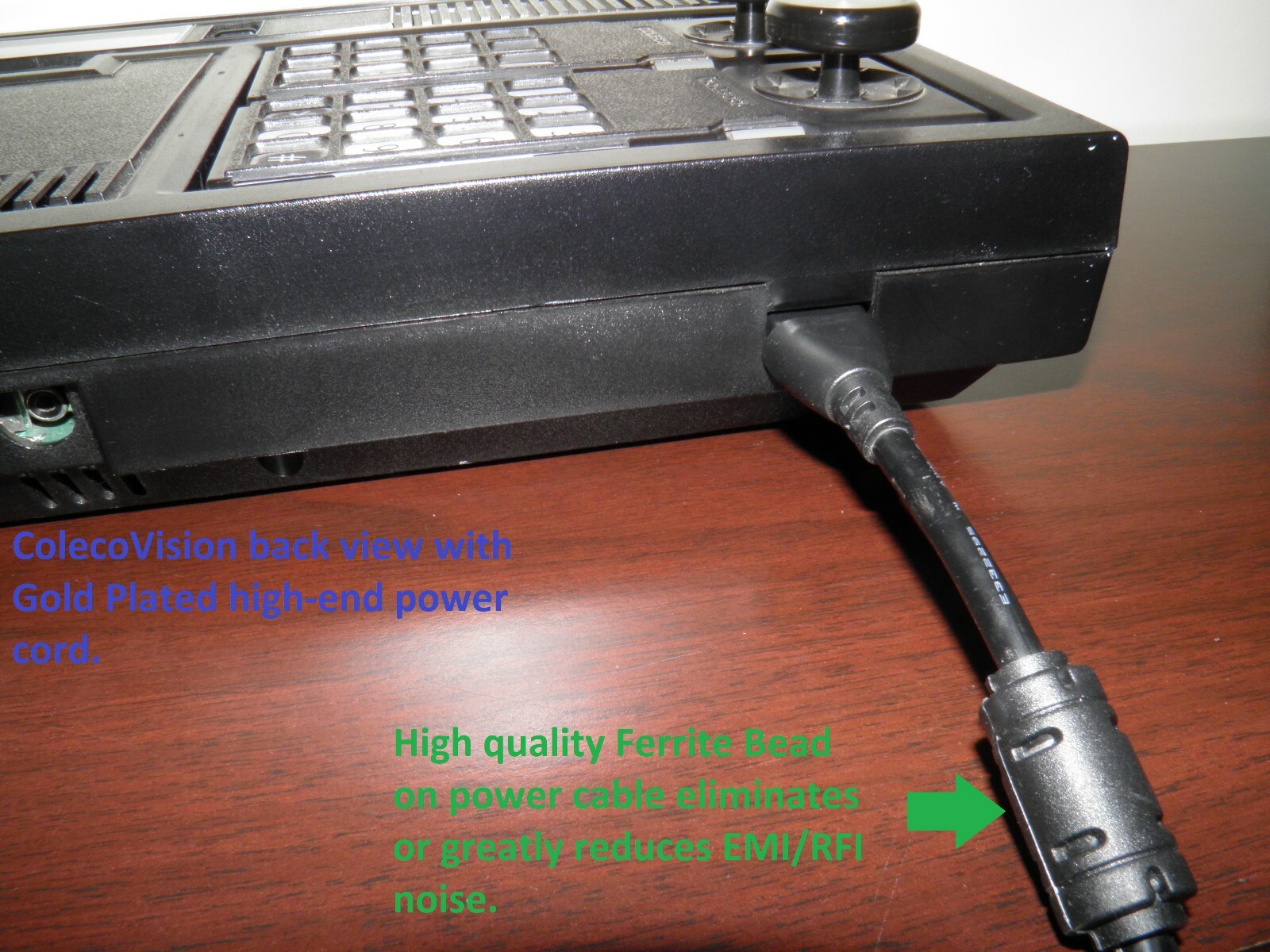 Power cable for Blue Chip, ColecoVision, Spectravideo 318/328, and TI-99 series