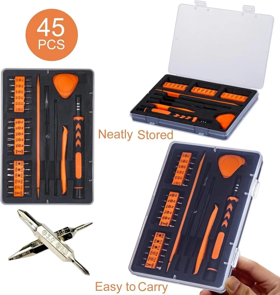45PC Cleaning Repair Tool Set Screwdriver Kit For PS5 S4 Xbox Controller Console