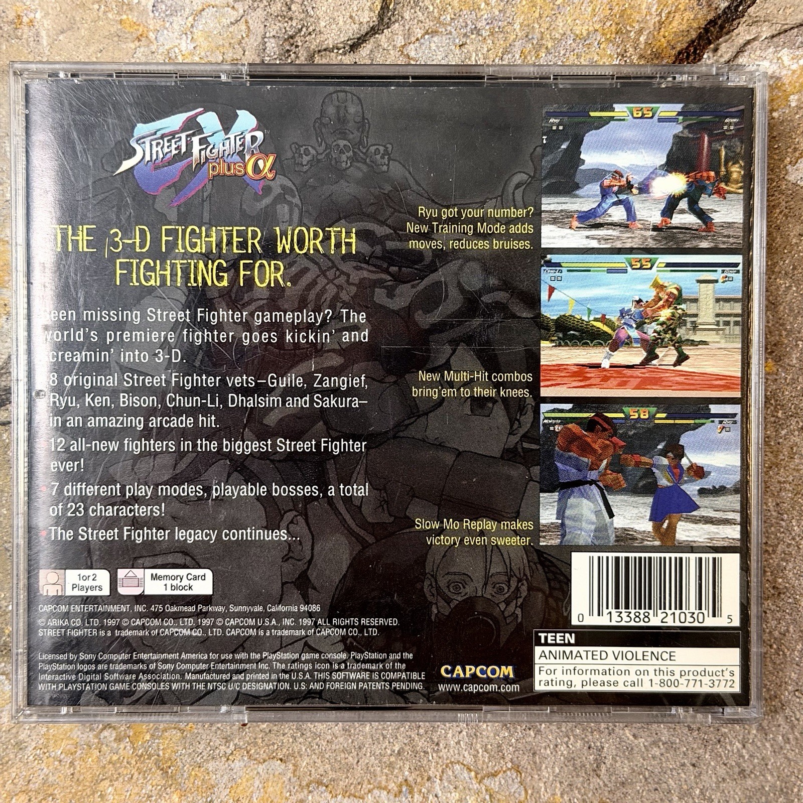 Street Fighter EX Plus Alpha CIB – Sony Playstation 1 PS1 PSX **TESTED**