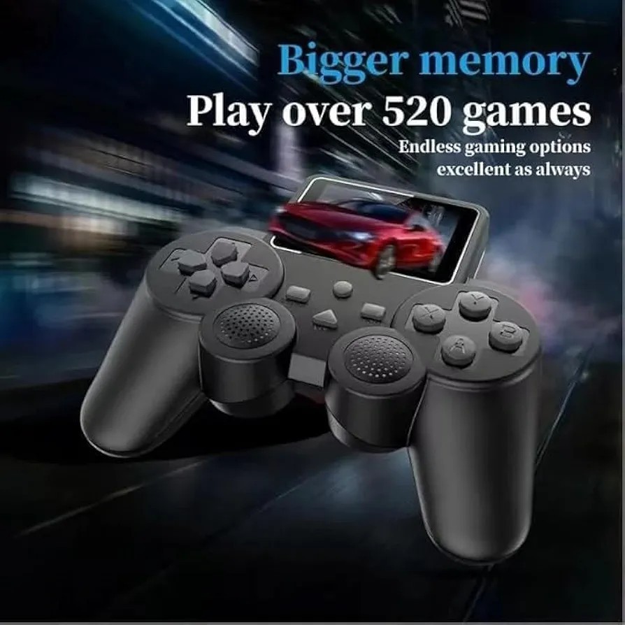 S10-Gamepad -Controller With Screen & 520 Built In Games Wireless Connect To TV