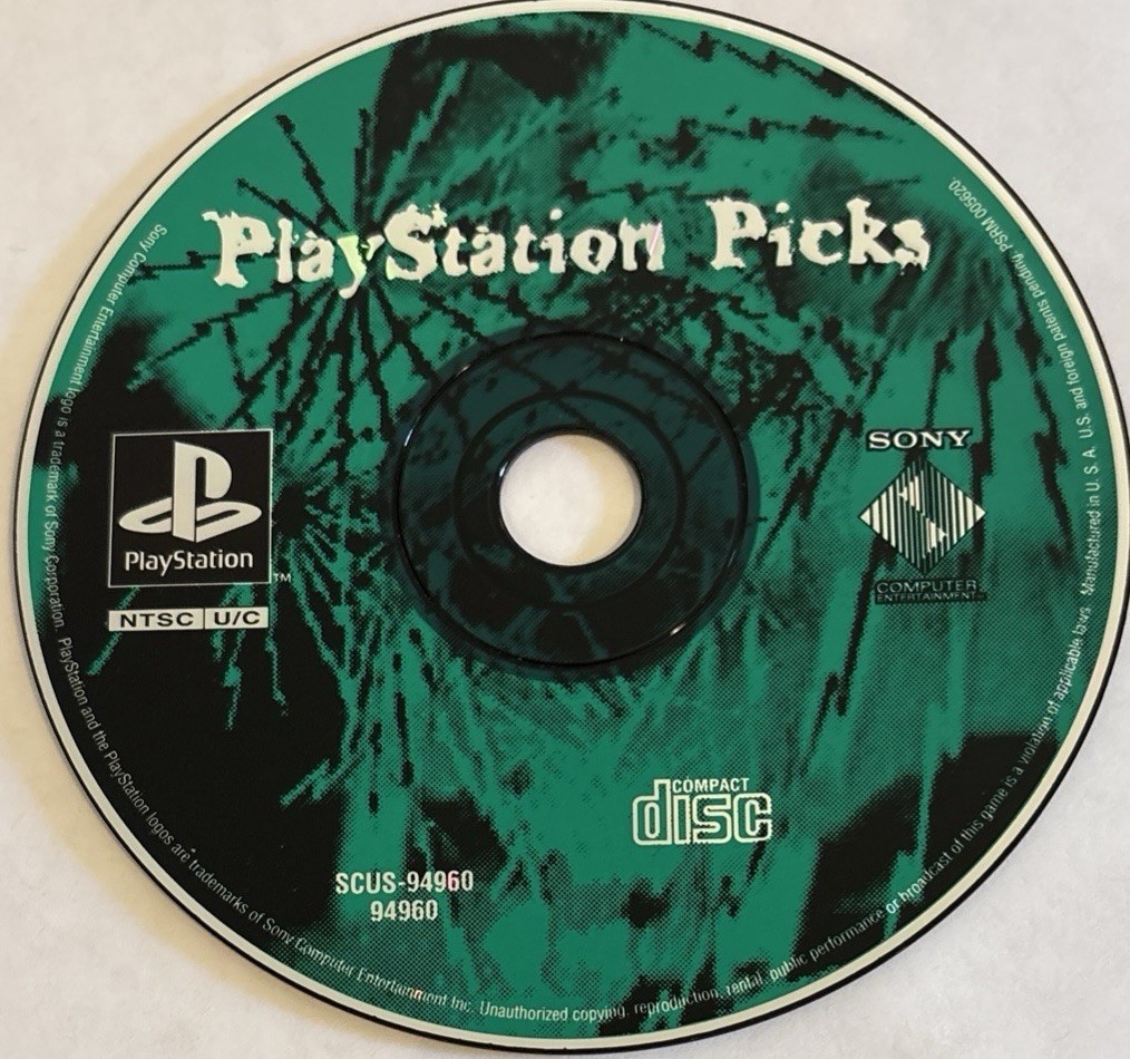 1996 PlayStation Picks Demo | Green (PS1) DISC ONLY | RARE!! | M3410