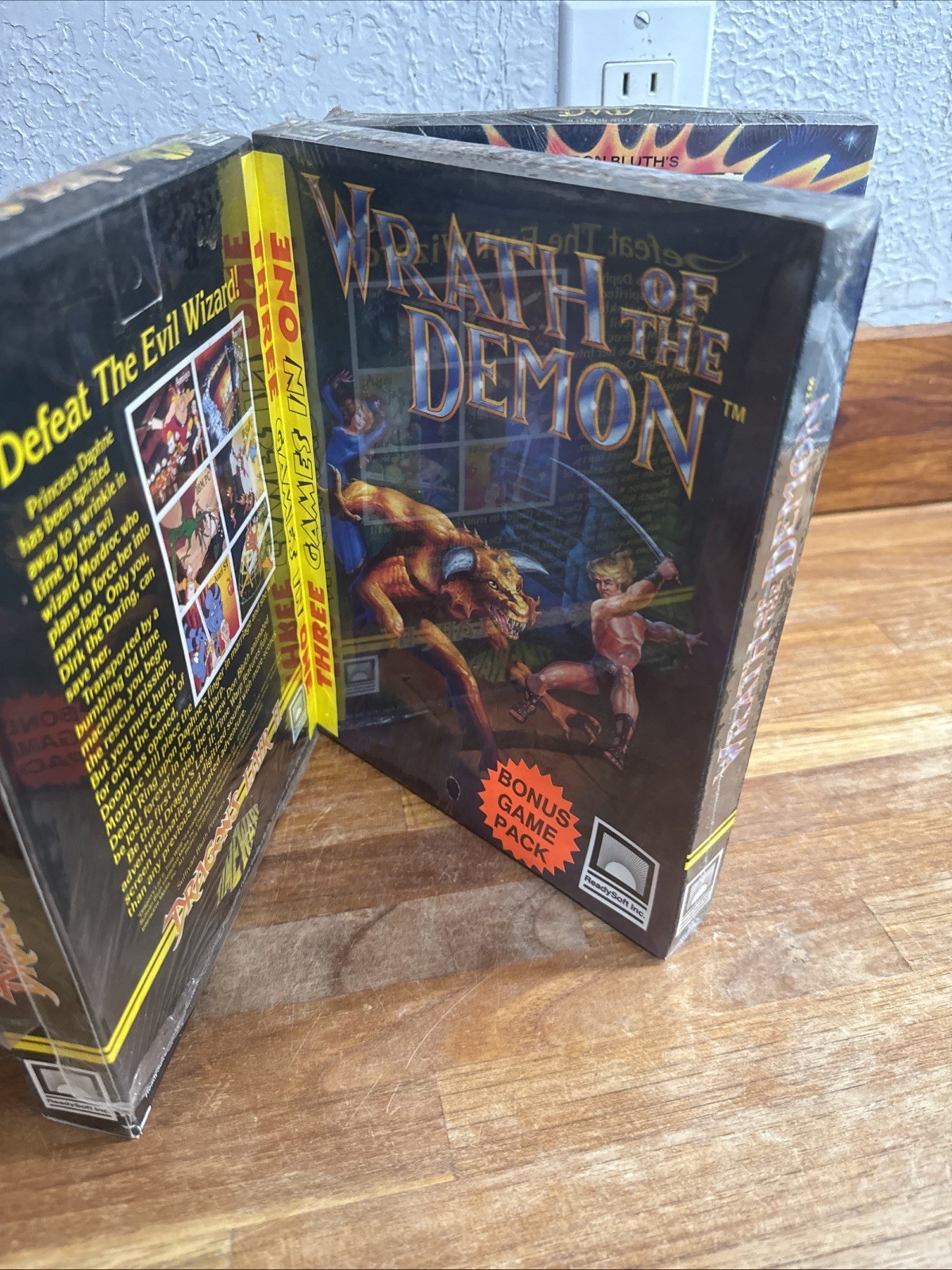 AMIGA Space age wrath of the demon Dragons Lair II Time warp Ready Soft see pics