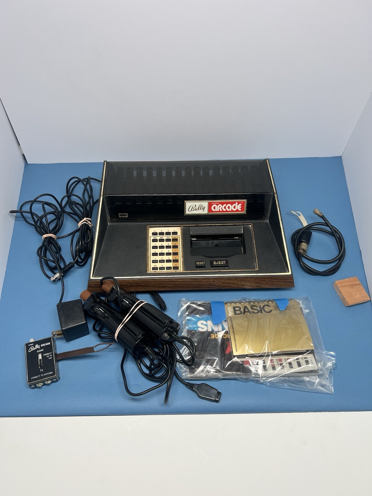 Bally Astrocade Pro Arcade Computer Game System W/ Games & Adaptor (Tested)