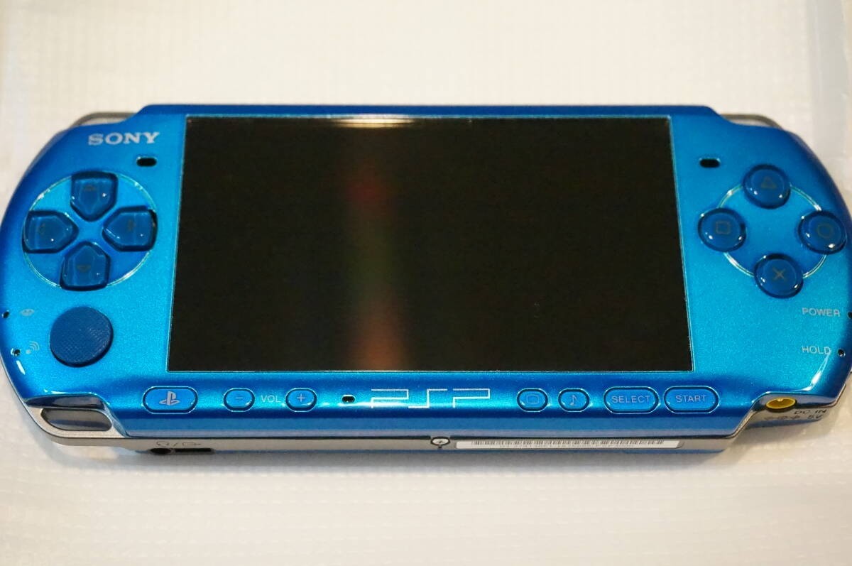 PSP Playstation Portable Vibrant Blue PSP-3000 VB from Japan Game SONY