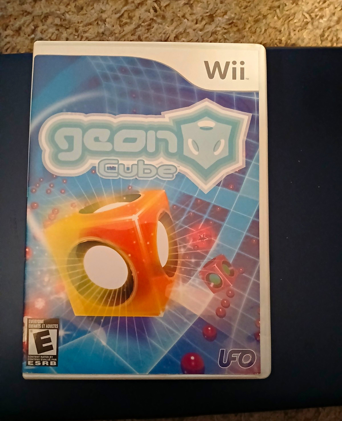 UFO Interactive Geon Cube (Nintendo Wii, 2007) Puzzle/Arcade E NTSC-U/C Manual