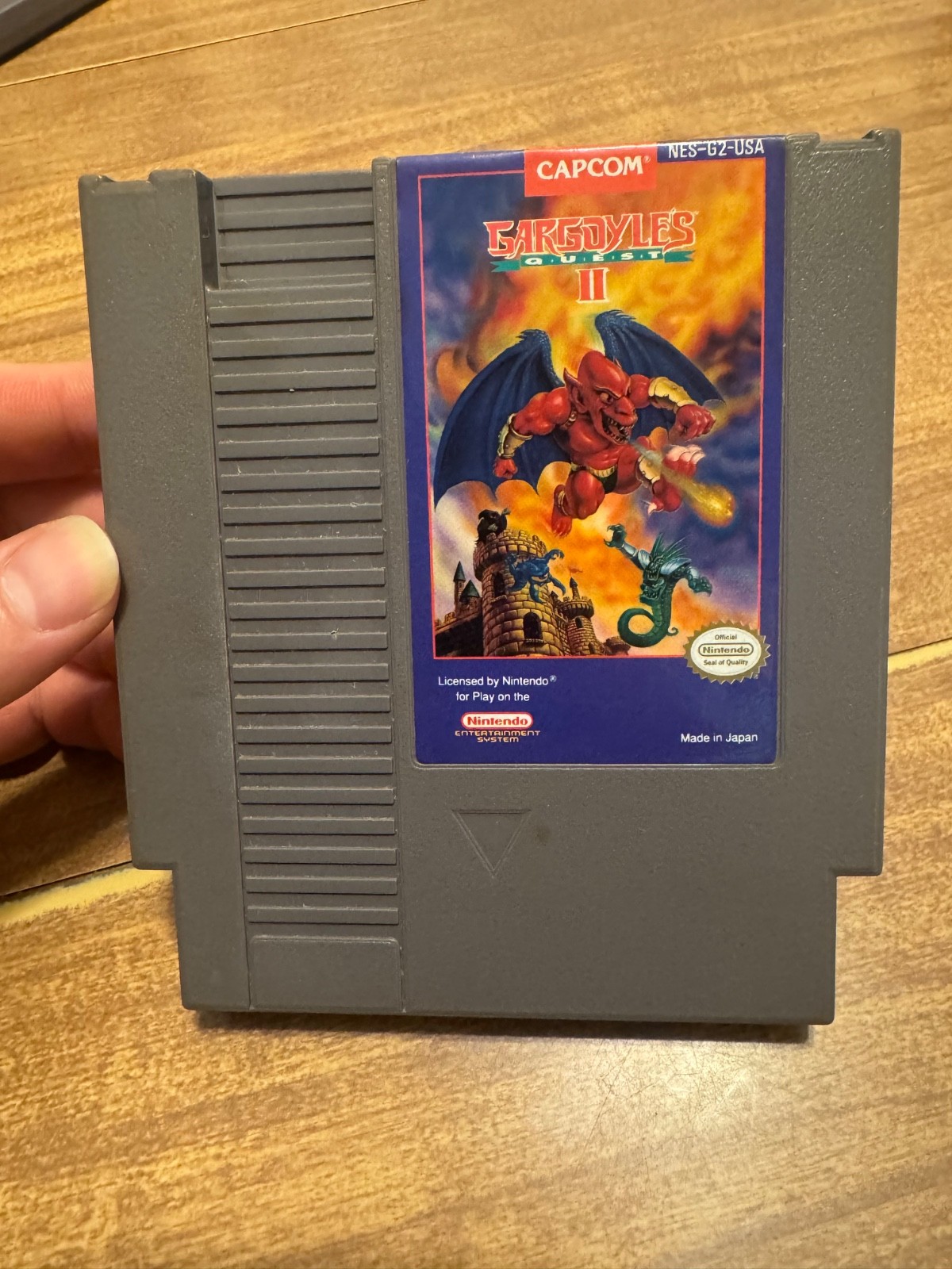 Gargoyle’s Quest II: The Demon Darkness (Nintendo NES) video game GQ 2 authentic