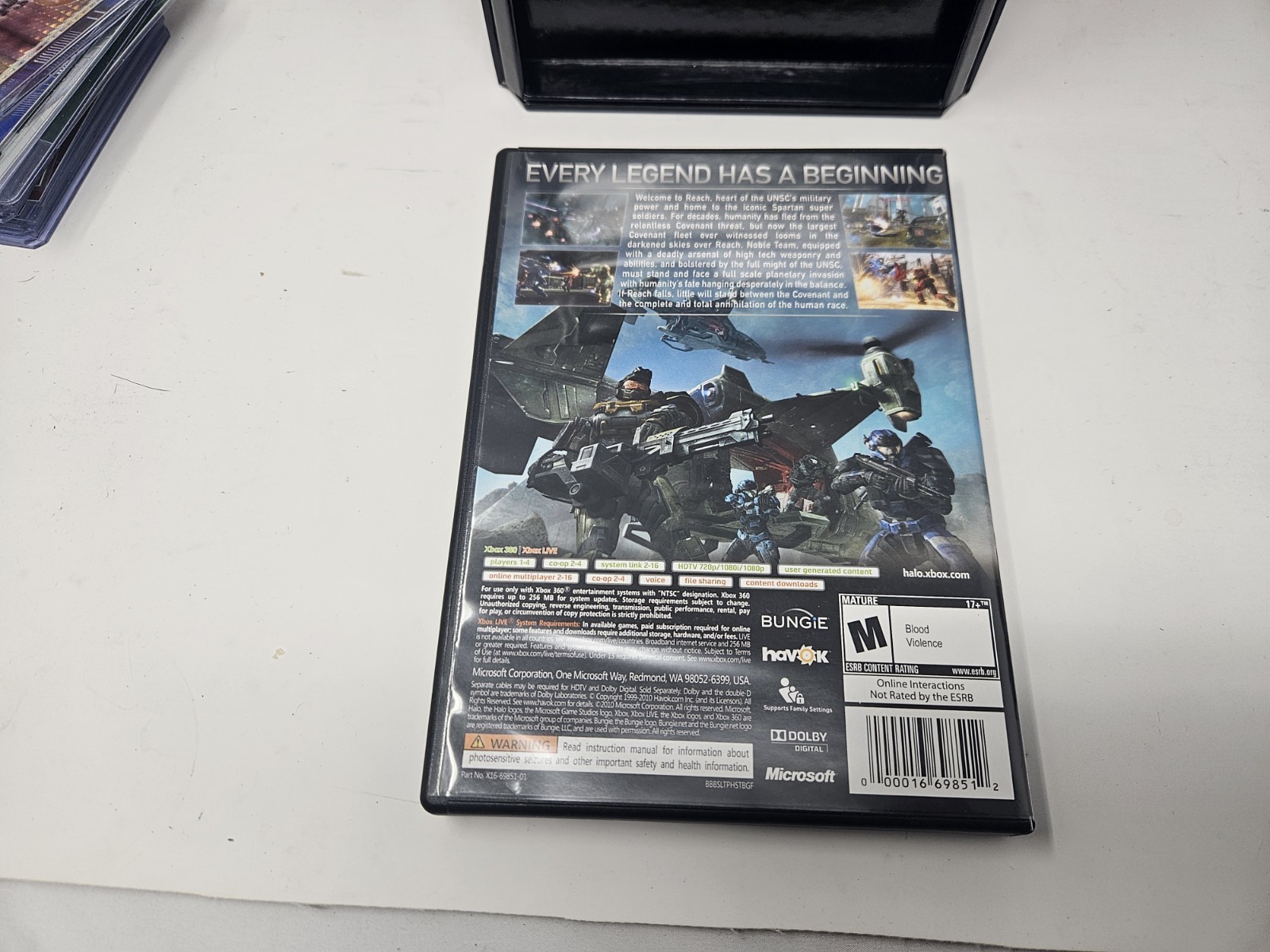 Halo: Reach — Limited Edition (Microsoft Xbox 360, 2010) – Complete