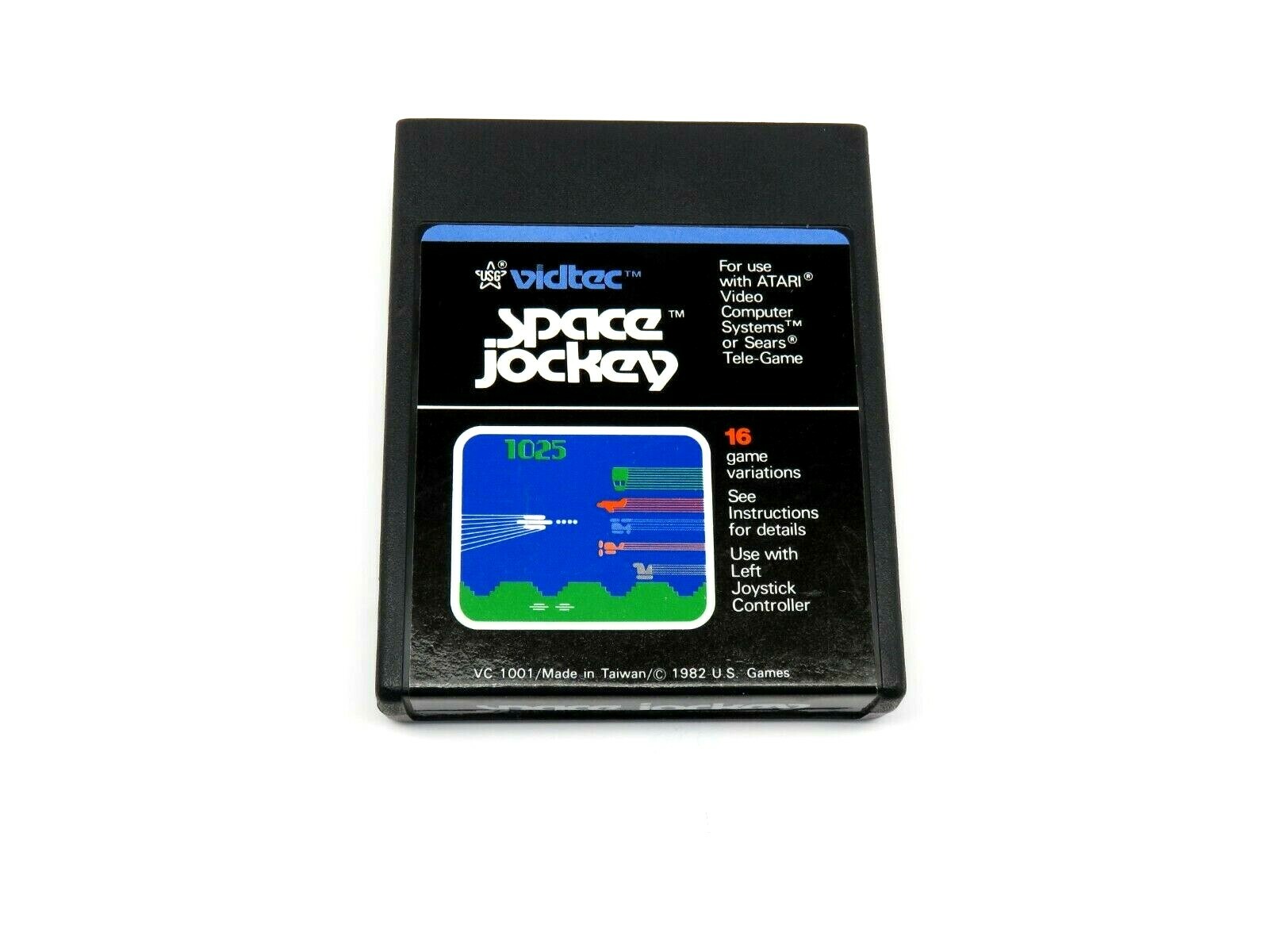 Space Jockey (Atari 2600, 1982) By Vidtec (Box, Cartridge & Manual) NTSC