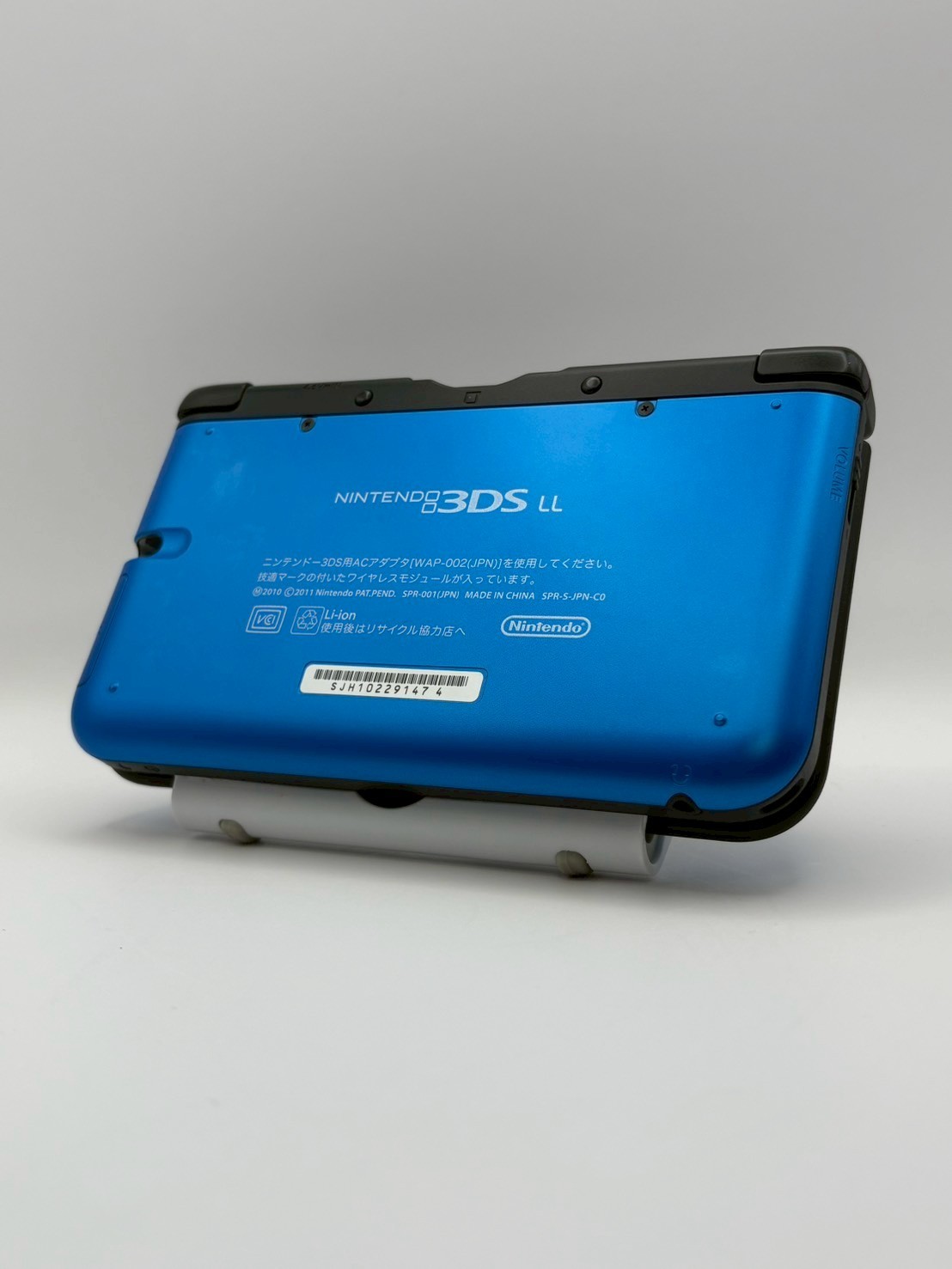 Nintendo 3DS XL LL Metallic Blue Handheld Console Tested No Stylus 4GB SD