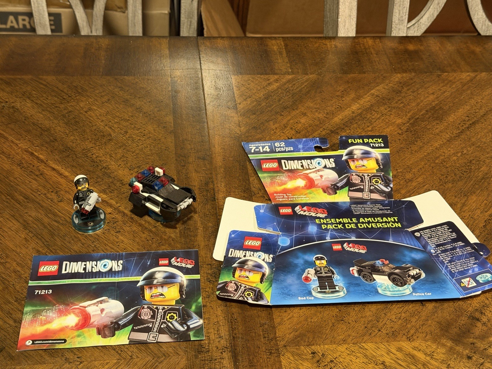 Lego Dimensions Lego Movie Bad Cop Fun Pack 62 Pcs Fun Pack 71213 w/ Box