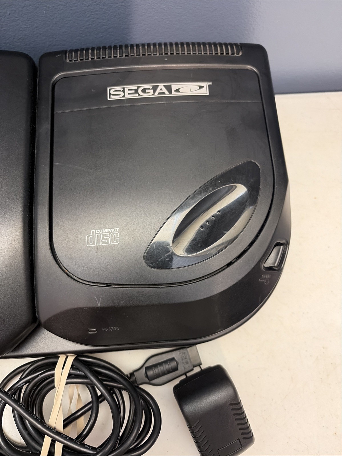 Sega CD Model 2 System Console. All Cables, Games Tested + Working MK-4102