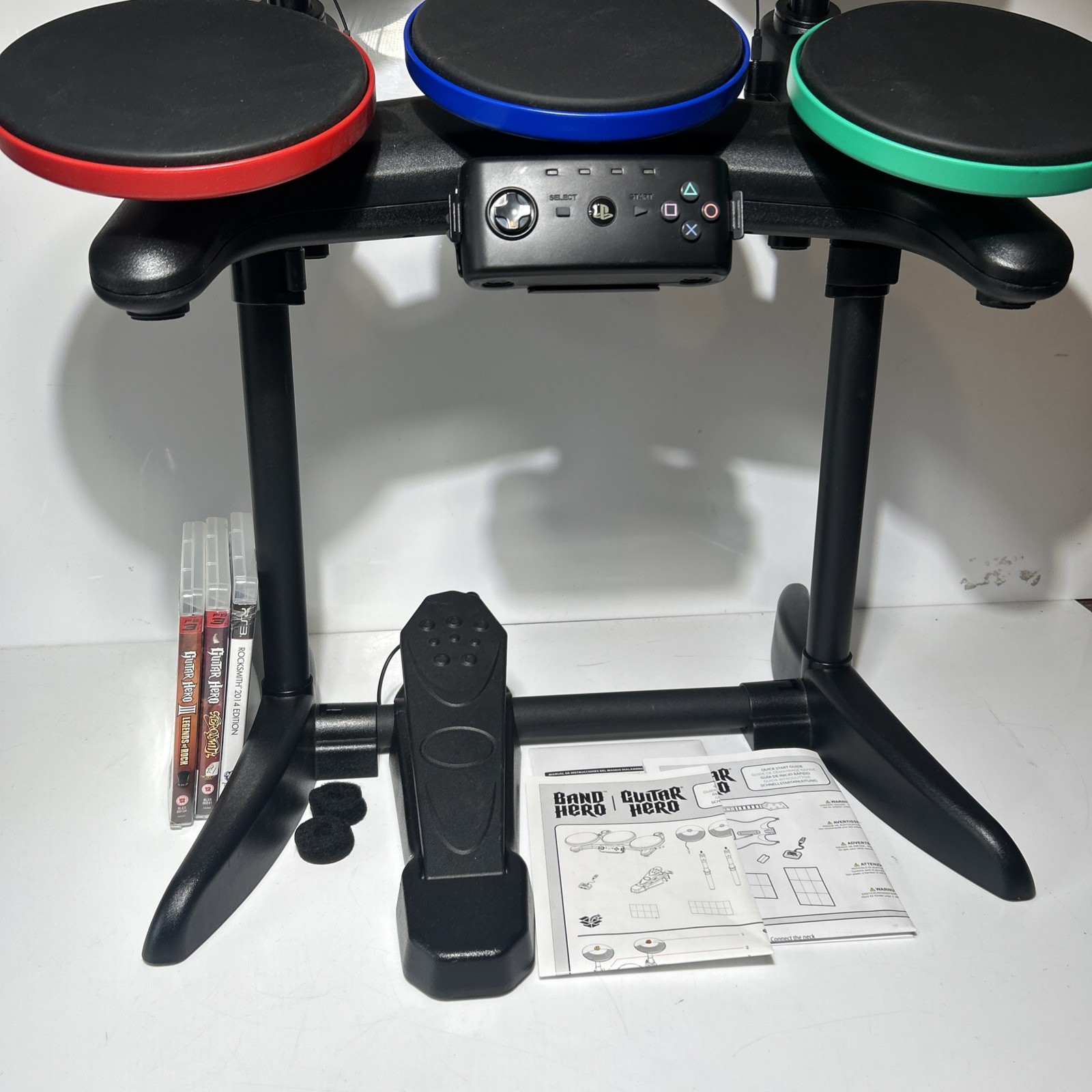 Guitar Hero 5 / Warriors Of Rock Drum set Kit Band PLAYSTATION 3 PS3 With Box