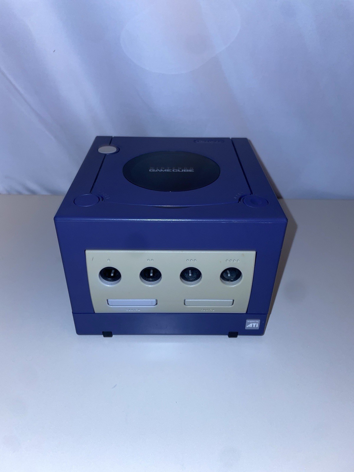 Working Nintendo Indigo Purple GameCube DOL-001 Console Only Tested